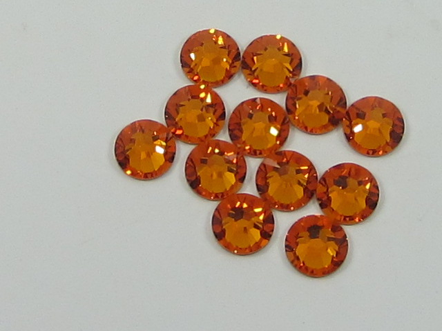 72 pcs. 20ss TANGERINE FLATBACK European Rhinestones